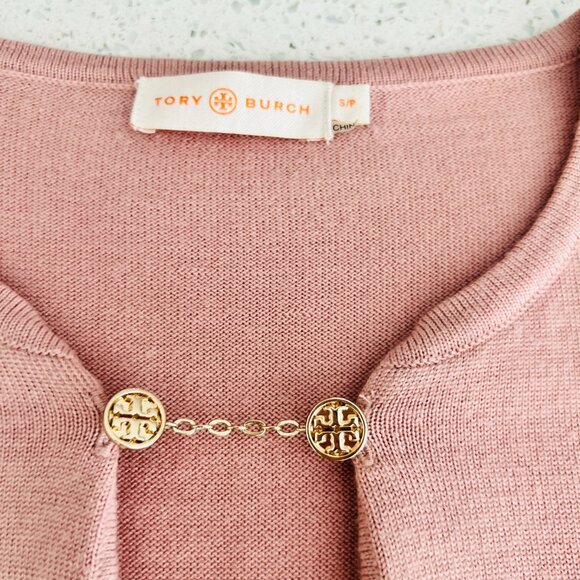 Tory Burch pink merion wool Tunic sweater, size S - Picture 5 of 8